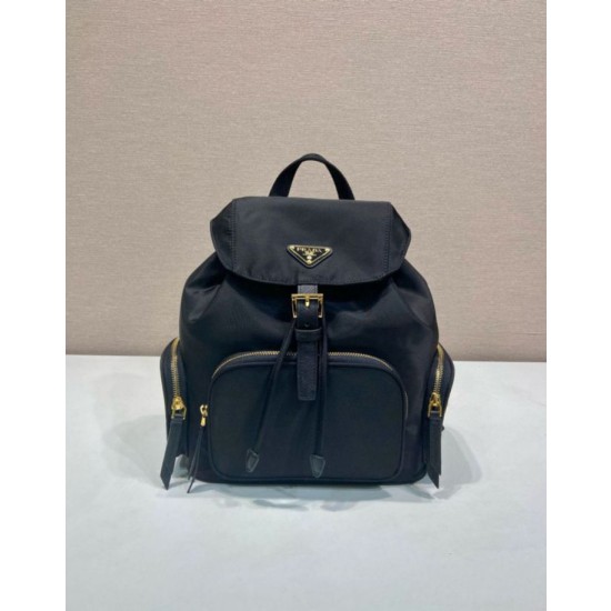 Zaino Prada medio Re-Nylon con marsupio 1BZ811 Nero