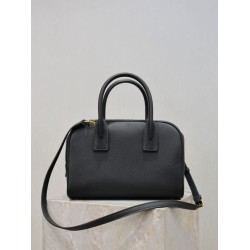 Bora Pari all'originale replica a mano piccola Sac De Jour Boston YSL Saint Laurent nera grana Bora Pari all'originale replica a mano piccola Sac De Jour Boston YSL Saint Laurent nera grana