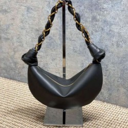 Replica qualità specchio Borse  mini hobo Amalia YSL Saint Laurent Nero