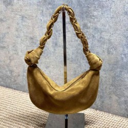 Replica qualità specchio Borsa mini hobo Amalia YSL Saint Laurent Grigio scamosciato