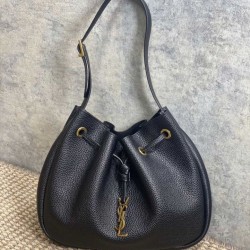 Replica qualità specchio Borse Firmate  hobo piccola YSL Saint Laurent Paris VII nera goffrata