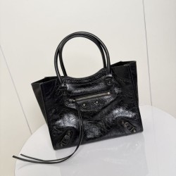 Replica Borse Imitazioni tote verticale piccola Balenciaga Le City nera Imitazioni Replica qualità specchio Borse Imitazioni tote verticale piccola Balenciaga Le City nera