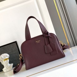 Replica qualità specchio Borsa a mano Prada Media 1BB149 Chiaretto