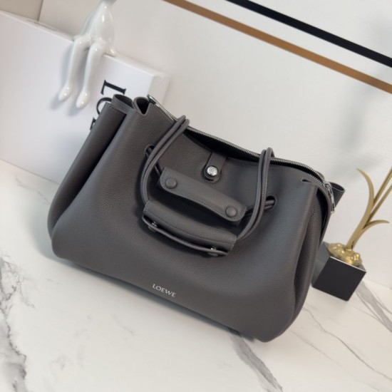 Borse Imitazioni a mano Loewe Madrid Media Nero