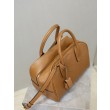 Borsa a mano piccola Sac De Jour Boston YSL Saint Laurent marrone pelle liscia
