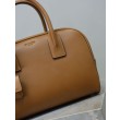 Borsa a mano piccola Sac De Jour Boston YSL Saint Laurent marrone pelle liscia
