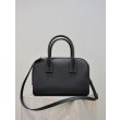 Bora Pari all'originale replica a mano piccola Sac De Jour Boston YSL Saint Laurent nera grana
