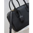 Bora Pari all'originale replica a mano piccola Sac De Jour Boston YSL Saint Laurent nera grana