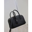 Bora Pari all'originale replica a mano piccola Sac De Jour Boston YSL Saint Laurent nera grana
