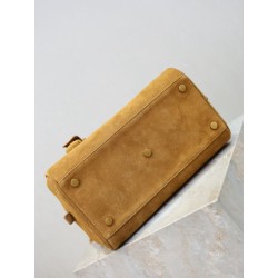 Borse Replica a mano piccola Sac De Jour Boston YSL Saint Laurent nera scamosciato