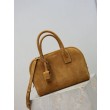 Borse Replica a mano piccola Sac De Jour Boston YSL Saint Laurent nera scamosciato