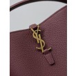 Borsa a secchiello piccola YSL Saint Laurent LE 37 marrone