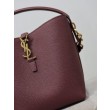 Borsa a secchiello piccola YSL Saint Laurent LE 37 marrone