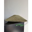 Borsa a tracolla Bottega Veneta Large Hop in camoscio intrecciato verde oliva