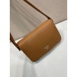 Borsa a tracolla strutturata Prada marrone