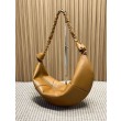 Borse Firmate Replica a tracolla YSL Saint Laurent Amalia Hobo marrone