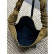Borsa mini hobo Amalia YSL Saint Laurent Grigio scamosciato