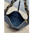 Borse Replica mini hobo Amalia YSL Saint Laurent Nero