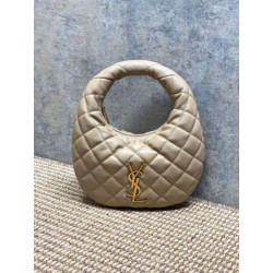 Borse Firmate Replica Piccola Tote YSL Saint Laurent Icarino Cassandre nappa trapuntata Albicocca