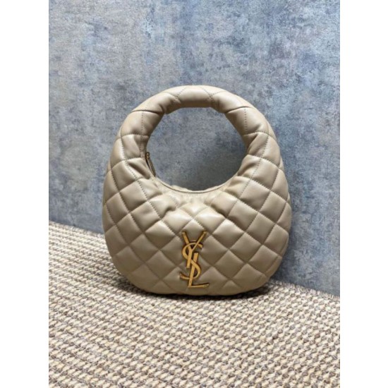Borse Firmate Replica Piccola Tote YSL Saint Laurent Icarino Cassandre nappa trapuntata Albicocca