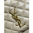 Borse Firmate Replica Piccola Tote YSL Saint Laurent Icarino Cassandre nappa trapuntata Albicocca