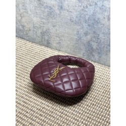 Borsa Piccola Tote YSL Saint Laurent Icarino Cassandre nappa trapuntata Maroon