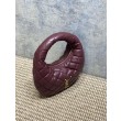 Borsa Piccola Tote YSL Saint Laurent Icarino Cassandre nappa trapuntata Maroon