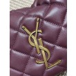 Borsa Piccola Tote YSL Saint Laurent Icarino Cassandre nappa trapuntata Maroon
