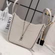 Borsa tote media classica Loewe Hammock Flip Beige