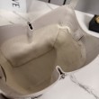 Borsa tote media classica Loewe Hammock Flip Beige