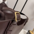 Borsa tote media classica Loewe Hammock Flip Marrone