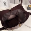 Borsa tote media classica Loewe Hammock Flip Marrone