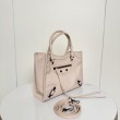Borsa tote verticale piccola Balenciaga Le City Albicocca