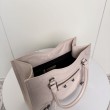 Borsa tote verticale piccola Balenciaga Le City Albicocca