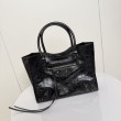 Borse Imitazioni tote verticale piccola Balenciaga Le City nera