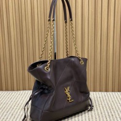 Replica Borsa 1:1 tote piccola/grande YSL Saint Laurent Jamie Shopping caffè Imitazioni Replica qualità specchio Borsa 1:1 tote piccola/grande YSL Saint Laurent Jamie Shopping caffè