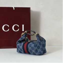 Replica Borse Gucci Mini Vanity 861775 Blu Imitazioni Replica qualità specchio Borse Gucci Mini Vanity 861775 Blu