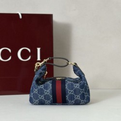 Replica qualità specchio Borse Gucci Mini Vanity  861775 Blu