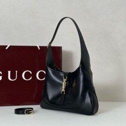 Replica Borse Firmate a tracolla media Gucci Jackie 1961 863136 Nero Imitazioni Replica qualità specchio Borse Firmate a tracolla media Gucci Jackie 1961 863136 Nero