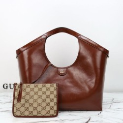 Replica qualità specchio Borsa tote grande Gucci Giglio 853971 Borgogna