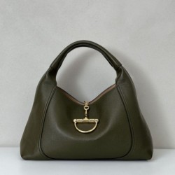Replica qualità specchio Gucci 837466 Borse  Alta Qualità a tracolla maxi Softbit verde muschio