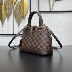 Replica Borse a mano Louis Vuitton N40606 Alma BB Marrone Imitazioni Replica qualità specchio Borse a mano Louis Vuitton N40606 Alma BB Marrone