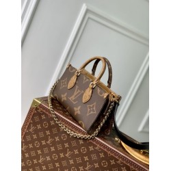 Louis Vuitton M14236 Borsa a catena OnTheGo East West Marrone Louis Vuitton M14236 Borsa a catena OnTheGo East West Marrone