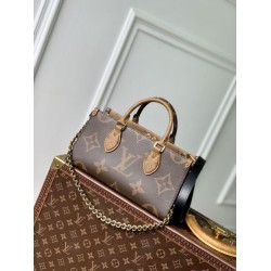 Louis Vuitton M14236 Borsa a catena OnTheGo East West Marrone