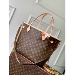 Borsa Louis Vuitton M28407 Neverfull Inside Out MM marrone