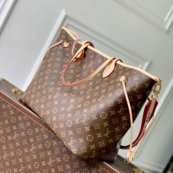 Replica Borsa tote Louis Vuitton M15124 Neverfull Inside Out GM marrone Imitazioni Replica qualità specchio Borsa tote Louis Vuitton M15124 Neverfull Inside Out GM marrone