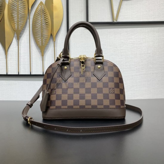Borse Replica a mano LV N40606 Alma BB Marrone