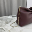 Borsa a tracolla Dior Bow piccola/media con finitura oro Caffè Borsa a tracolla Dior Bow piccola/media con finitura oro Caffè