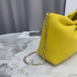 Borse Replica a tracolla Dior Bow piccola/media con finitura oro Giallo Borse Replica a tracolla Dior Bow piccola/media con finitura oro Giallo