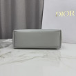 Borsa a tracolla Dior Bow piccola/media con finitura oro Grigio Borsa a tracolla Dior Bow piccola/media con finitura oro Grigio